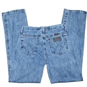 Vntg Wrangle PBR Professional Bull Riders Straignt Leg Jeans Sz 30x32 Cowboycore